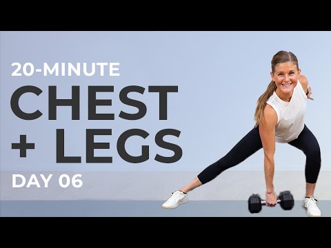 20-Minute Chest and Leg Workout (Video)