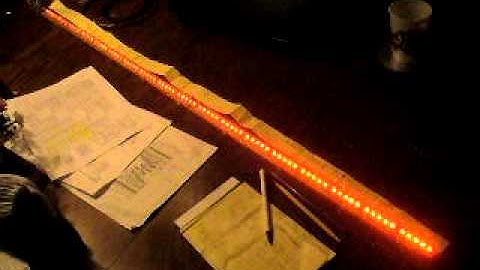 Addressable Dumb RGB Pixel String demo