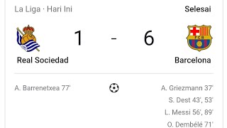 Real Sociedad Vs Barcelona | 1-6 Highlights & All Goals 2021 Real Sociedad Vs Barcelona | 1-6 Highlights & All Goals 2021