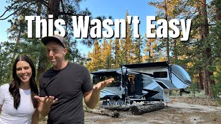 Our FIRST TIME RV Boondocking on the MOUNTAIN! + The End of Our Road Trip! 😅 RV Fulltime