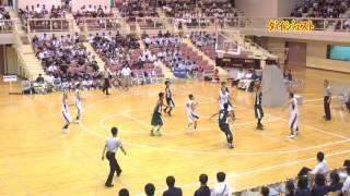 【バスケ】第43回　関東中学校バスケットボール大会　豊野vs実践学園（ダイジェスト）（男子決勝）