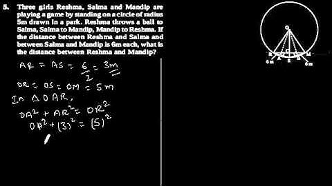 CBSE Class-9 Maths NCERT solution - Circles - Exercise 10.4 - Problem 5