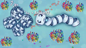 Snake.io 🐍 I Instantly Teleported to eat very satisfied score here 🐍 Epic snake io Gameplay