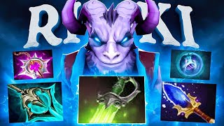 CANCER RIKI IS BACK! Imba Build Disperser + Khanda - 1000 Damage Delete All Dota 2 pro