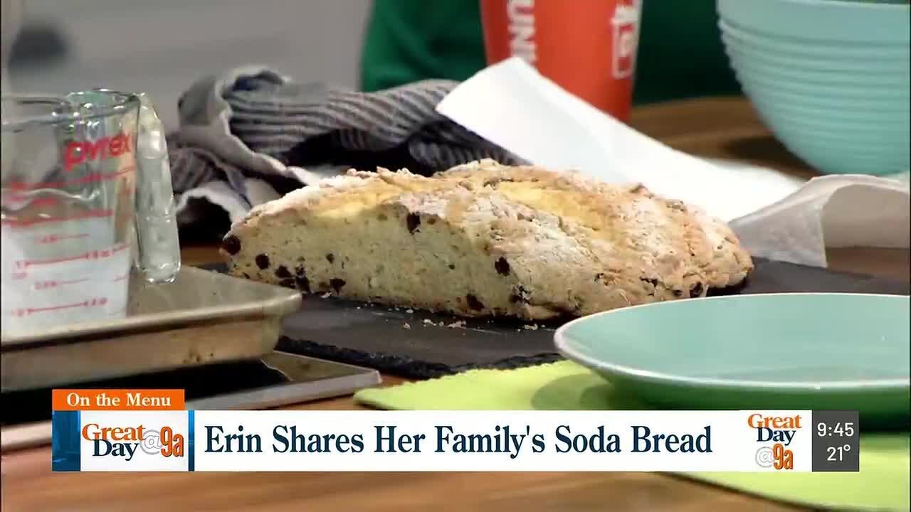Erin Connolly shares family recipe for Irish soda bread