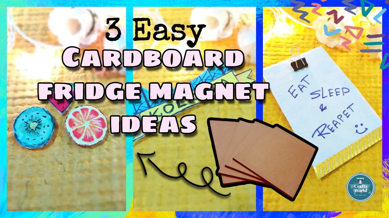 50 Adorable DIY Magnet Projects You Can Stick On Your Fridge • Cool Crafts