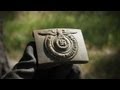 Waffen-SS Battlefield Relic Hunting on the Eastern Front - WWII German helmets