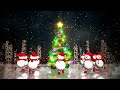 Snowman Ice Skating Christmas 🎄⛄ 10H 4K | Festive Background Loop