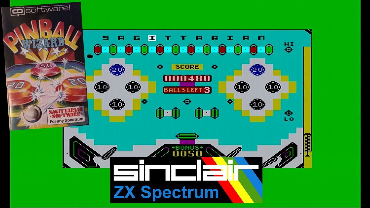 ZX Spectrum Games - Pinball Wizard - YouTube