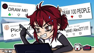 Drawing 100 Of Your Roblox Avatars I Regret This