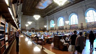 ⁴ᴷ Walking Tour of The New York Public Library Main Branch (Stephen A. Schwarzman Building)