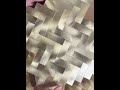 Gold Metal Herringbone GMHT18 Peel & Stick Composite Wall Tiles from layed.com #diy #homedecor #tile