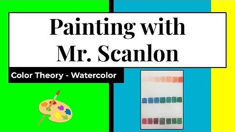 Color Theory   Transparent to Opaque Watercolor