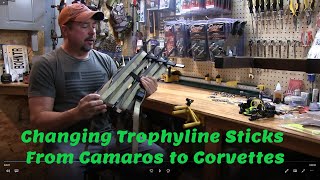 Modding Trophyline Mini Climbing Sticks: From Camaros to Corvettes!
