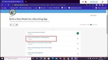 Create a Custom Object for Job Posting Sites | Build a Data Model for a Recruiting App | Salesforce