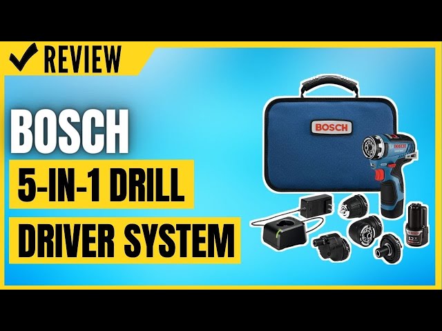 BOSCH（DIY、工具） BOSCH GSR12V-300FCB22 12V Max EC Brushless Flexiclick 5-In-1  Drill/Driver システム with 2.0 Ah Batteries