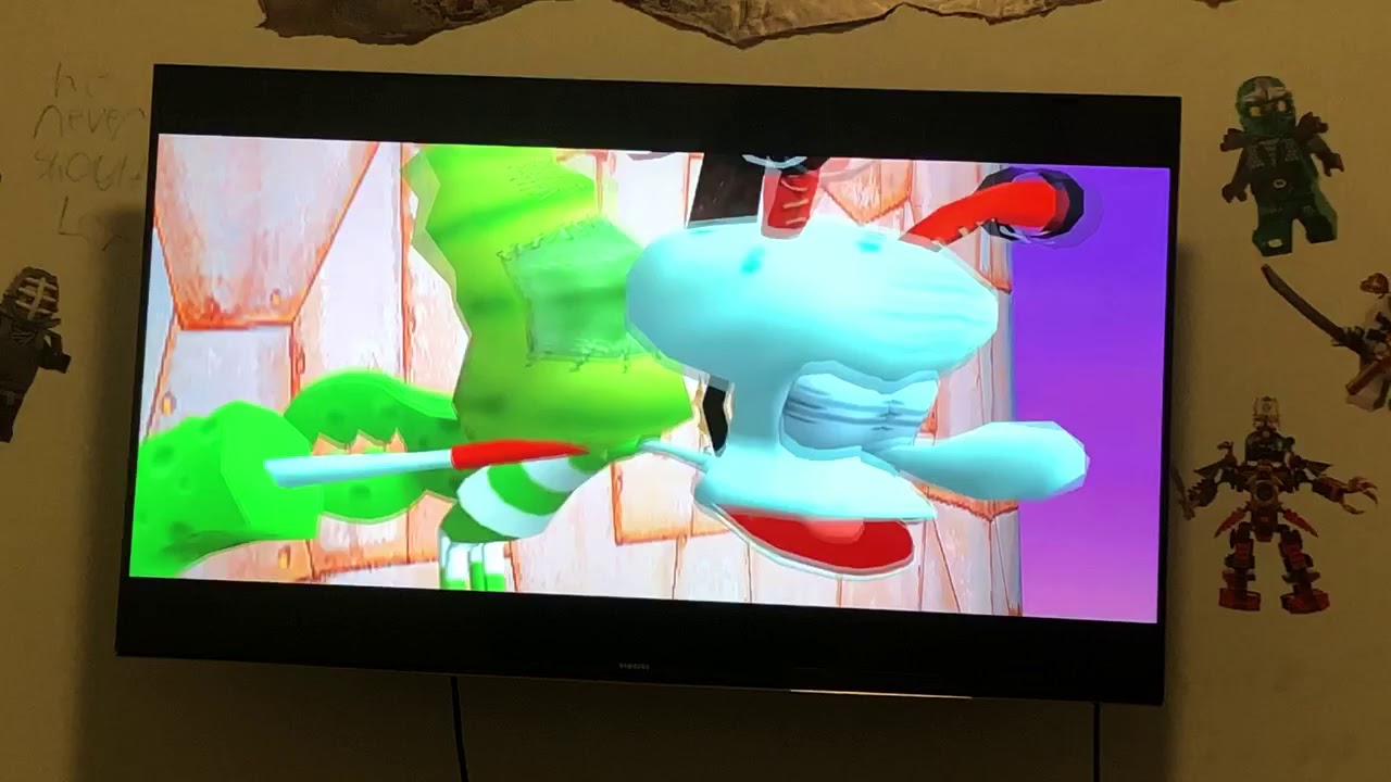 SpongeBob SquarePants Lights, Camera, Pants! Sneaky Hermit Defeat