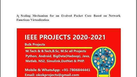 A Scaling Mechanism for an Evolved Packet Core Based on Network Functions Virtualization