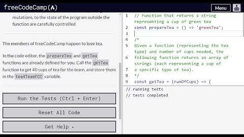 Learn about functional programming - freeCodeCamp | Video 1 | Functional Programming