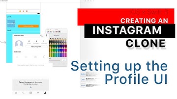 Instagram Clone part 7: Firebase Database  - Basic Profile UI