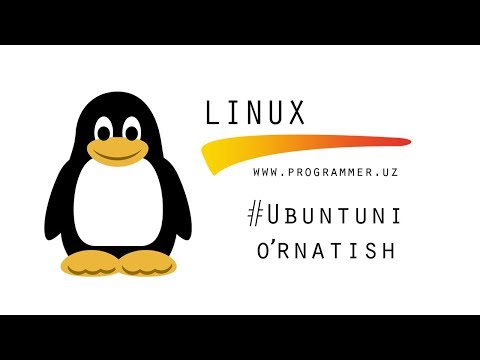 Video: Ubuntu-ni O'zingiz Qanday O'rnatasiz