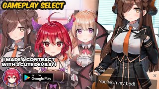 I Made A Contract With 3 Cute Devils?! Gameplay - NEW WAIFU VISUAL NOVEL (Android) screenshot 5