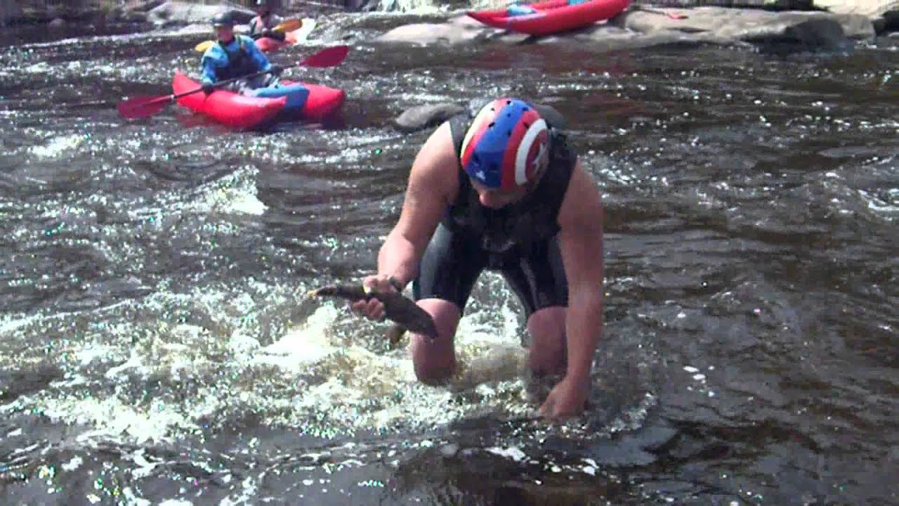 How to catch a fish with your bare hands, in Wisconsin YouTube