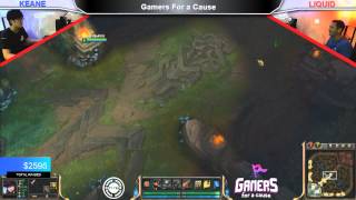 Liquid112 Vs Keane - 1Vs1 Caitlyn - Gamers For A Cause - League Of Legends