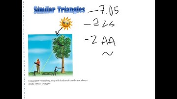 7.06  similar triangle word problems