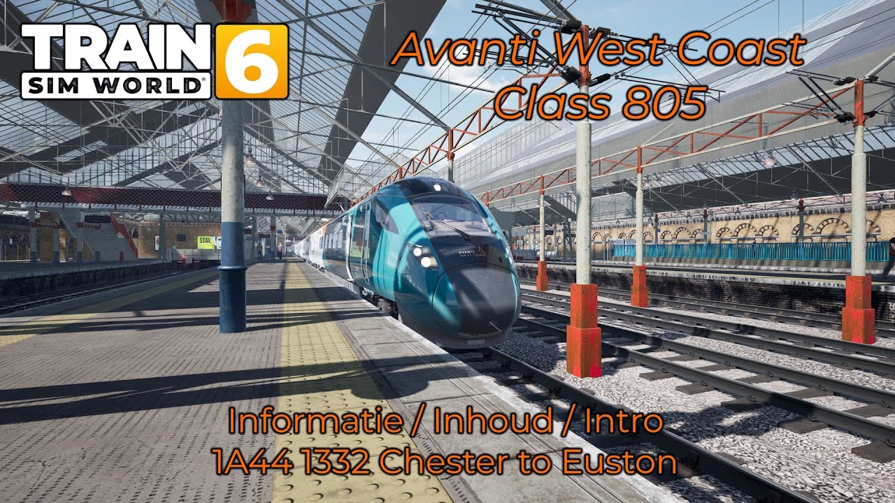 Avanti West Coast Class 805 -- First Look! -- Dutch