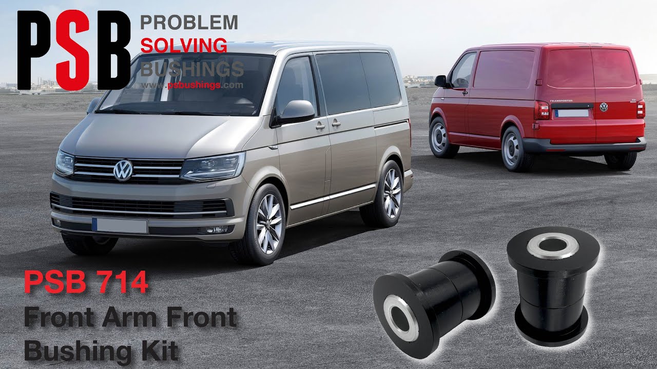 VW Transporter - Front Arm Front Bushing Installation video - PSB714 