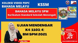 UJIAN MENDENGAR | Kertas 4 (1103/4)