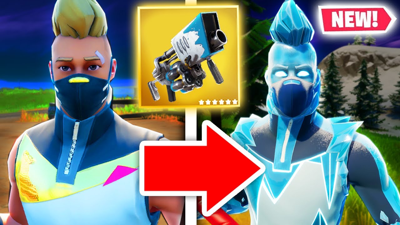 スキンを凍らせたら 新スキン ができたwｗｗ フォートナイト Fortnite Youtube