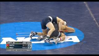 2016 NCAA 157 Quarterfinal Jason Nolf (PSU) v Smith (OK ST)