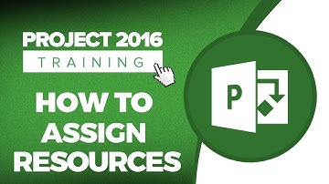 Microsoft Project 2016 Tutorial - How to Assign Resources in MS Project 2016