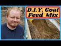 How to mix goat feed