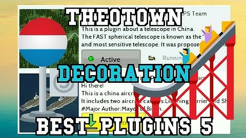 Theotown: Best Plugins 6 Decoration