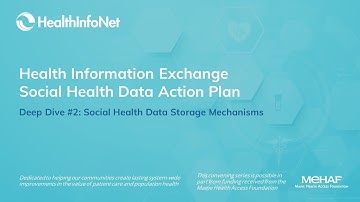 HealthInfoNet - Health Equity Data Action Plan Deep Dive #2 Session: Data Storage Mechanisms