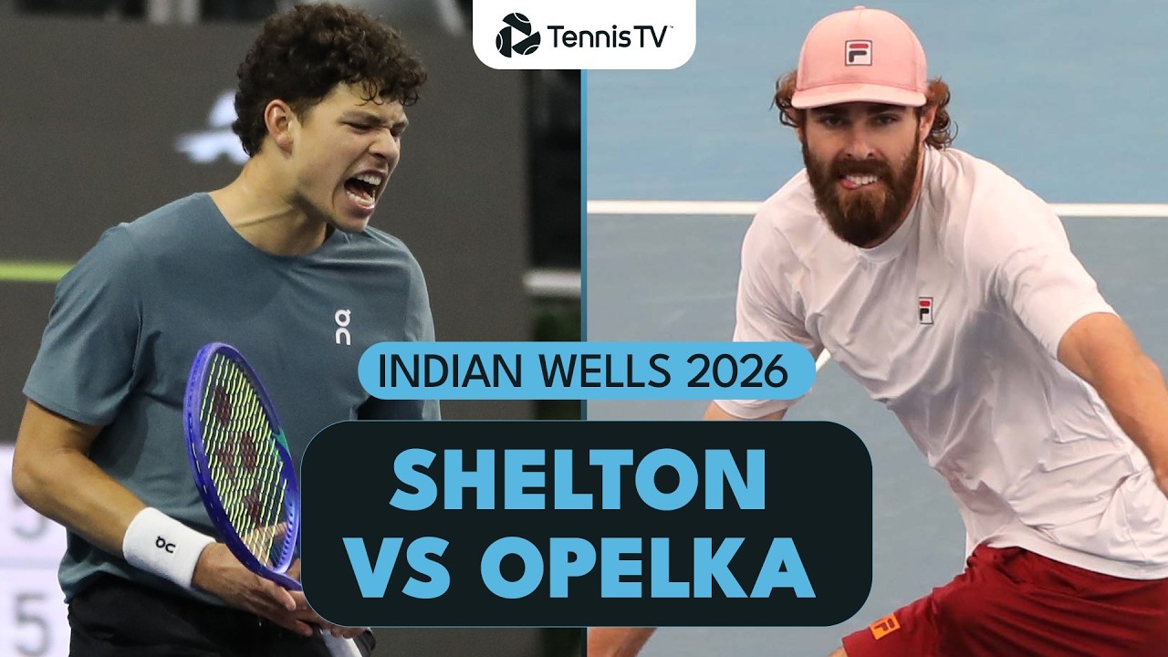 All-American Ben Shelton Vs Reilly Opelka Battle 👀 | Indian Wells 2026 Highlights