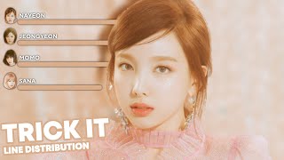 TWICE - TRICK IT (LINE DISTRIBUTION)