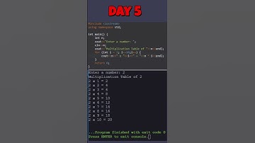 Table printing in Cpp | STHVIR YADAV | CodeWithSthvir | CPP | Day 5 |