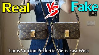 Louis Vuitton Pochette Metis Authentic vs Fake Guide 2023: How To