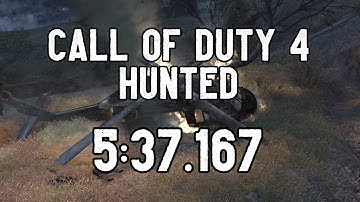 CoD4 - Hunted Speedrun 5:37.167