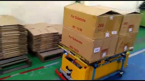 Auto Hooking: Printer parts Industry AGV