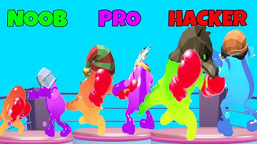 NOOB vs PRO vs HACKER in Dino Runner 3D