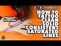 How to tattoo perfect lines