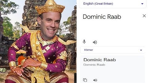 Dominic Raab in different languages meme (Part 2)