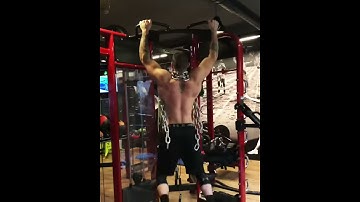 Antonio Nikolov pull ups superset with dips 16 December 2018