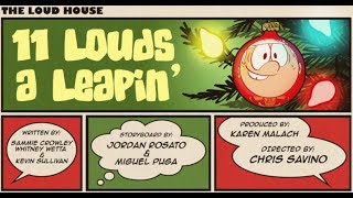 Cc Trainor-Ling Reviews & Rhymes The Loud House - 11 Louds A Leapin W Tlh Xmas Poem