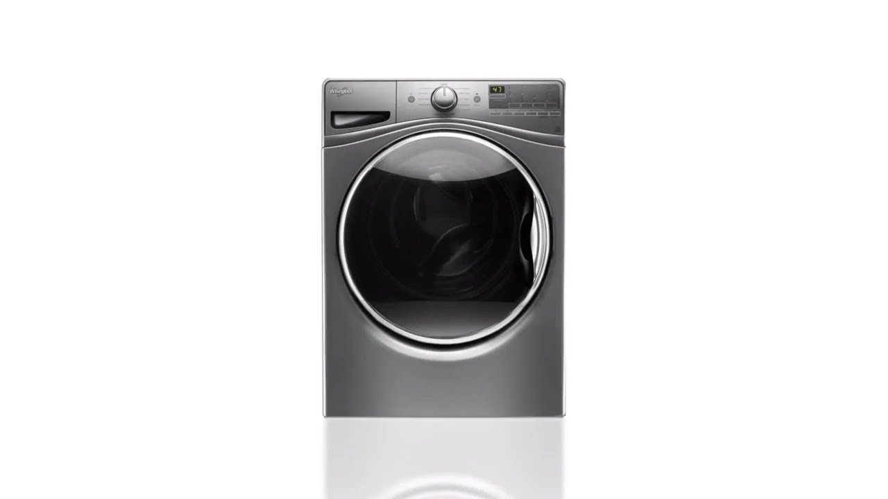 Whirlpool 4.5-cu ft High-Efficiency Stackable Front-Load Washer (Chrome - YouTube